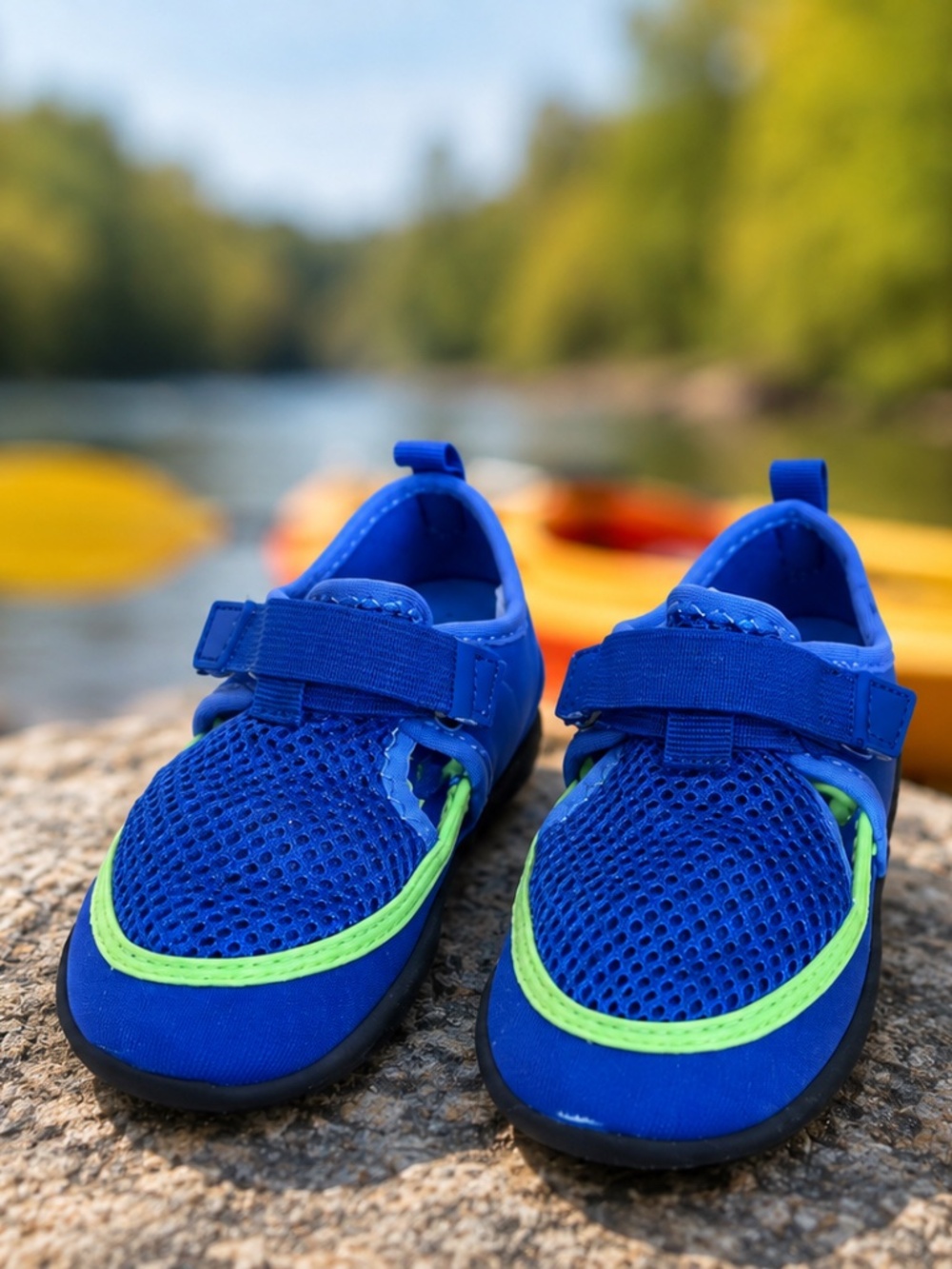 Toddler Water Shoes | Blue Aqua Beach & Pool Shoes | Size 8
